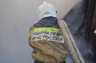 Крупный пожар произошел в Колпашево